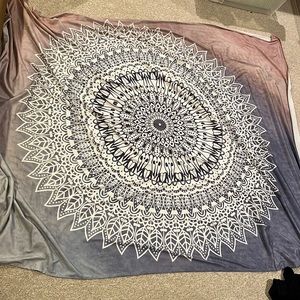 Pink purple and blue mandala